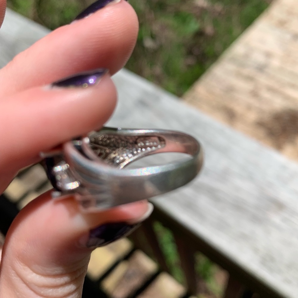 Large Sapphire Ring 😍✨💍 - Picture 3 of 4